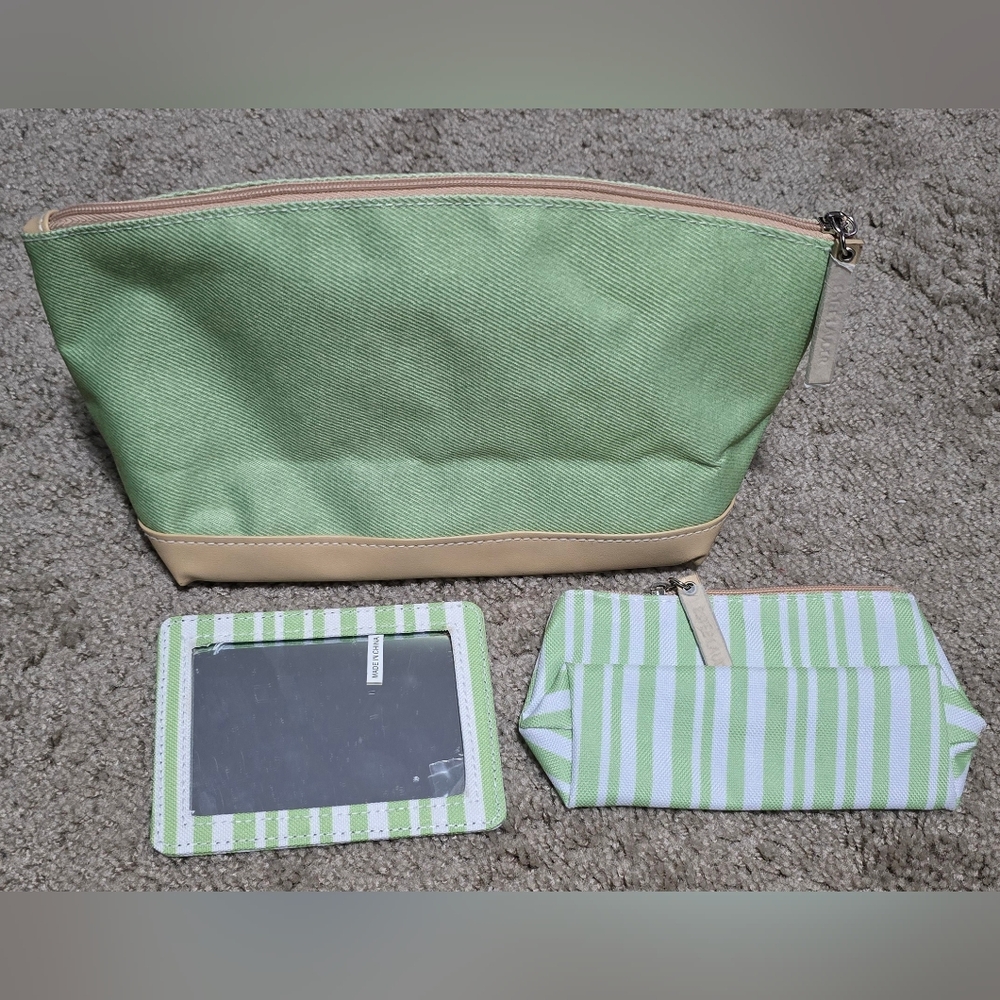 Estee Lauder 3 Piece Makeup Cosmetic Bag Set
